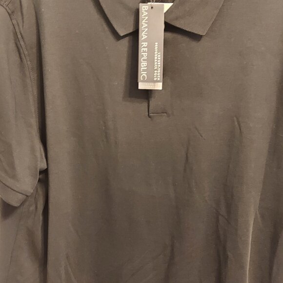 Banana Republic Luxury Touch Performance Black NWT Men’s L Polo - Picture 14 of 16